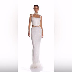 Bronx and Banco Maraya Blanc Skirt Set